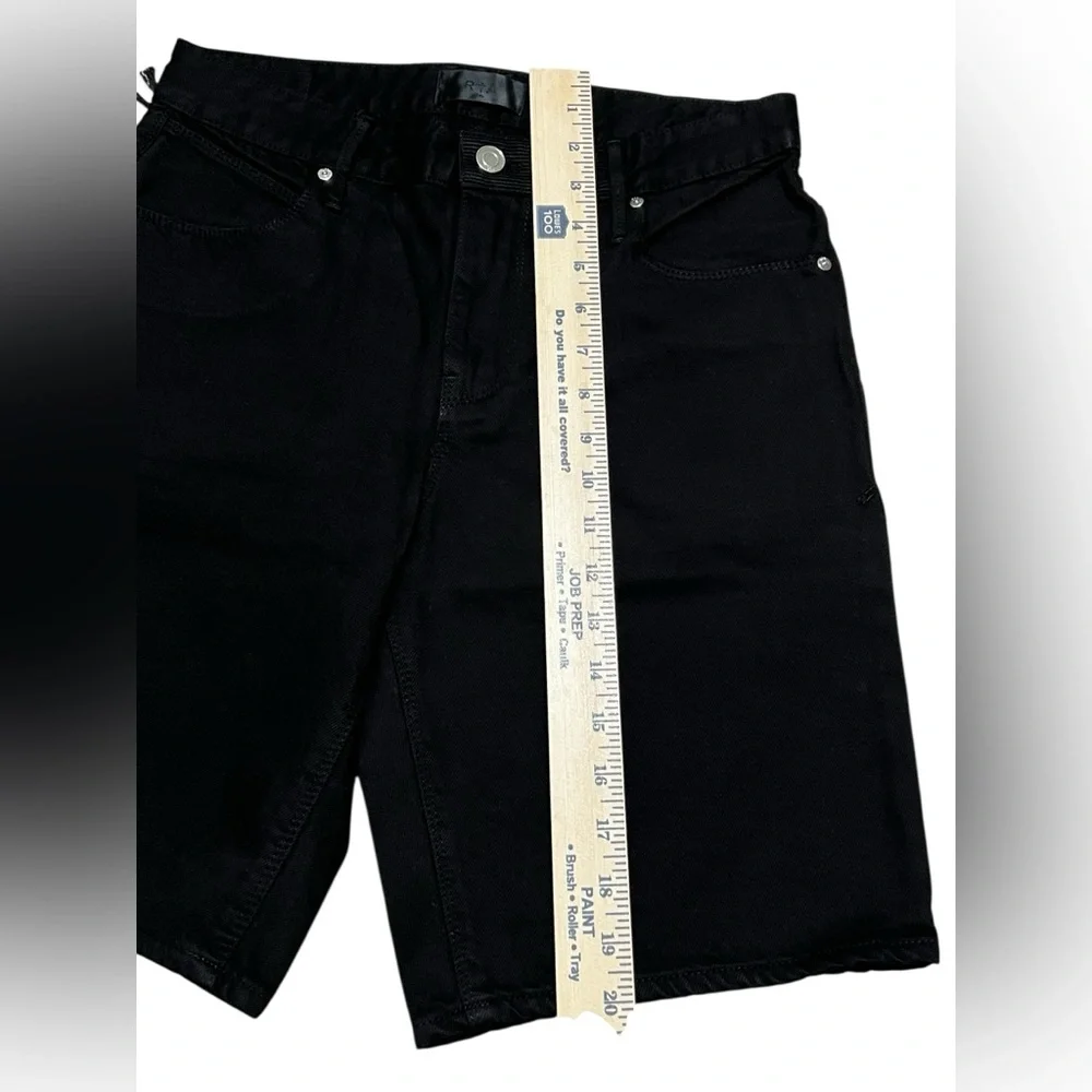 RtA Jami boyfriend fit baggy women’s shorts black denim size‎ 26 made in USA